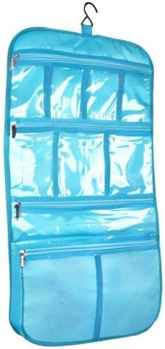 Freegrace Premium Hanging Toiletry Travel Bag - Cosmetic, Jewelry, Toiletry & Accessory Storage Organizer Bag, Large Size, Various Compartments