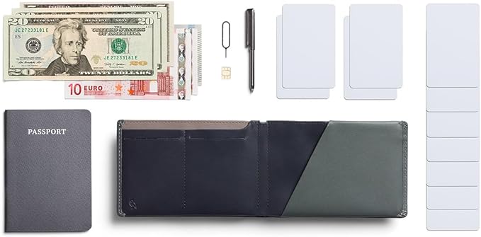 Bellroy Travel Wallet, travel document holder (Passport, tickets, cash, cards and pen) -