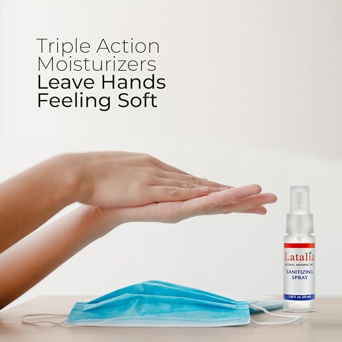 Hand Sanitizer Spray - Pack of 48 Unscented Spray Hand Sanitizer for Hands (1.85 fl. oz & 55 ml)