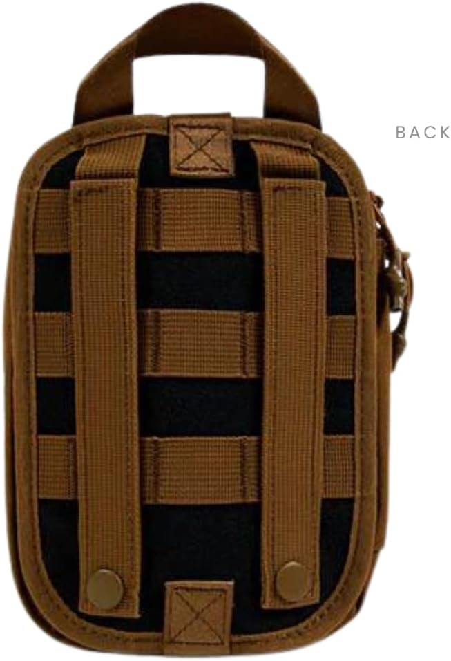MY MEDIC MyFAK Standard - Ifak First Aid Kit - HSA FSA Eligible - 132 Life Saving Trauma and Medical Items - Survival Kit for Camping or Your Car - Coyote
