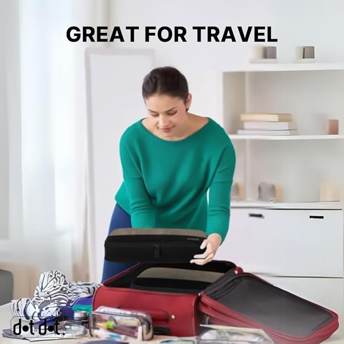 Large Packing Cubes for Travel - 5pc Large Size Travel Packing Cubes for Suitcases - Lightweight Luggage Organizer Bags