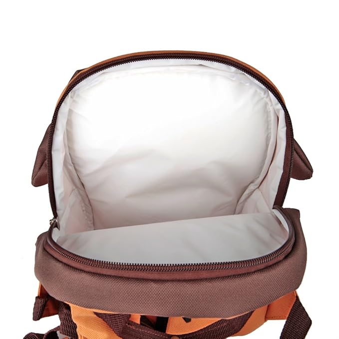 yodo Kids Insulated Toddler Backpack with Safety Harness Leash and Name Label - Playful Preschool Lunch Boxes Carry Bag, Dog