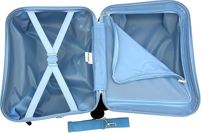 Fast Forward Ride-On 18" Suitcase For Kids/Tow-Along Toddler Carry-On Luggage With Wheels (Moana)