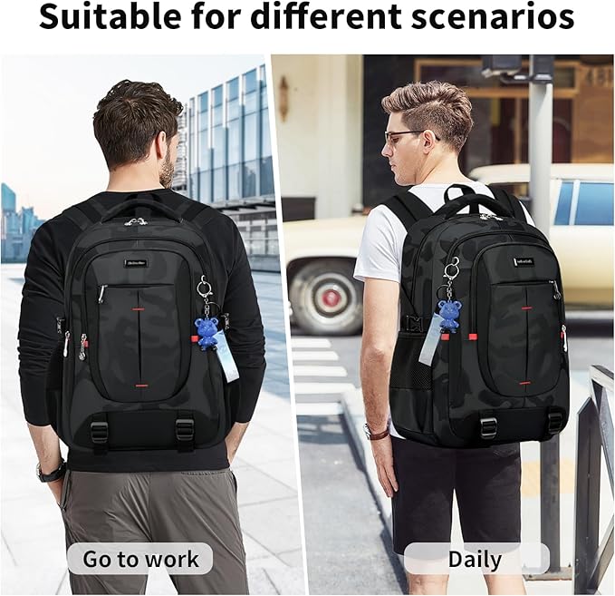 schoolbags for Middle school and high school student,high-capacity camo bookbags for Teens boys,Water Resistant Anti Theft Travel backpack with Computer compartment Fits 15.6 Inch Laptop