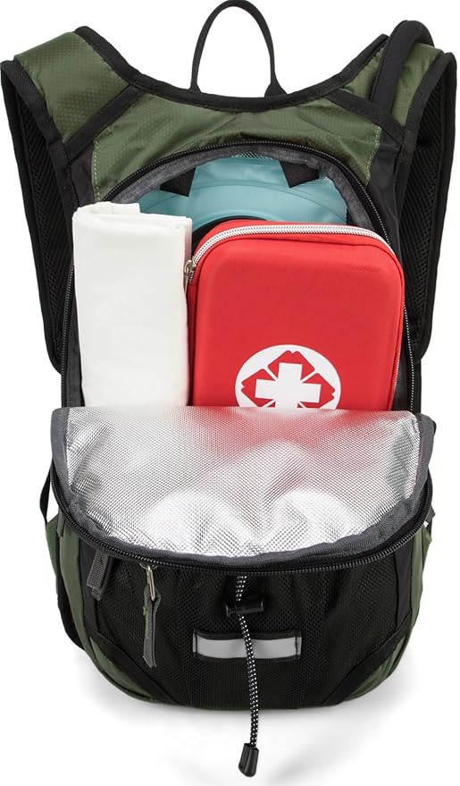 Hydration Pack Backpack with 3L Water Bladder for Men & Women, Hiking Daypack with Thermal Insulation | Running, Cycling, Camping, Skiing, Outdoor Activities