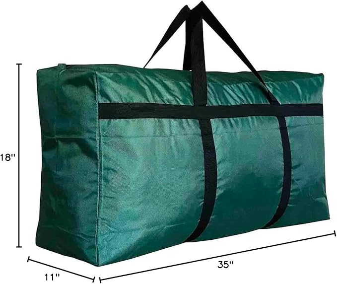 Extra Large Storage Duffle Bag with Zippers and Handles, Big Foldable Duffle Bag for Travel