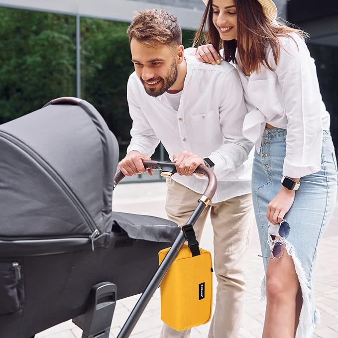 Small Cooler Bag Freezable Lunch Bag for Work School Travel,Small Lunch Bag,Insulated Snack Bag for Adults/Kids,Mini Cooler,Freezable Lunch Box Fit for Yogurt (Yellow-s)