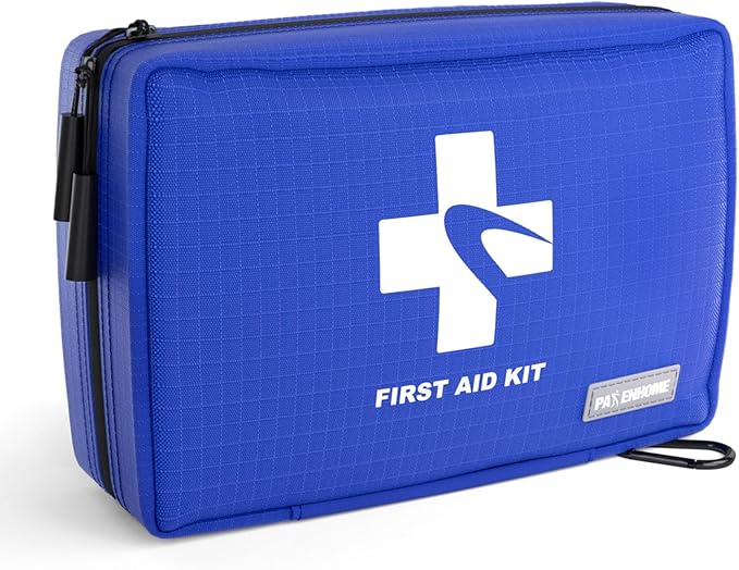 Compact First Aid Kit 300 PCS – Small Waterproof Emergency Medical Kit for Home, Car, Travel, Camping, Hiking, Truck, Office, Sports & Outdoor