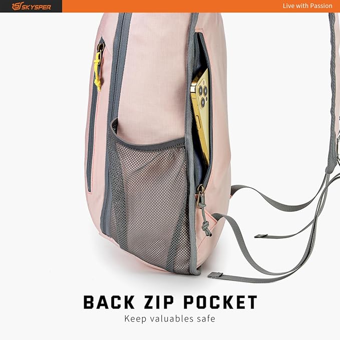 SKYSPER Small Daypack 10L Hiking Backpack Packable Lightweight Travel Day Pack for Women Men