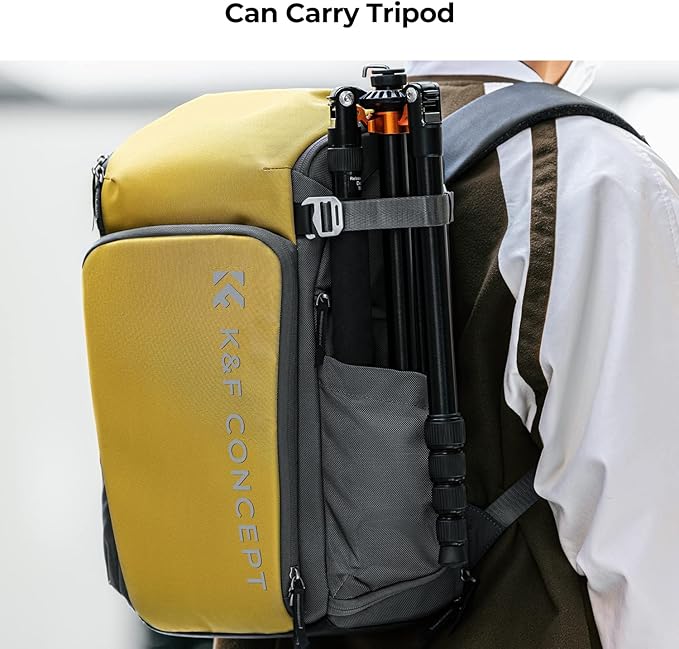 K&F CONCEPT Professional Camera bags for photographers 25L Large Capacity Camera Case Waterproof Photography Camera Backpack for Dslr Cameras