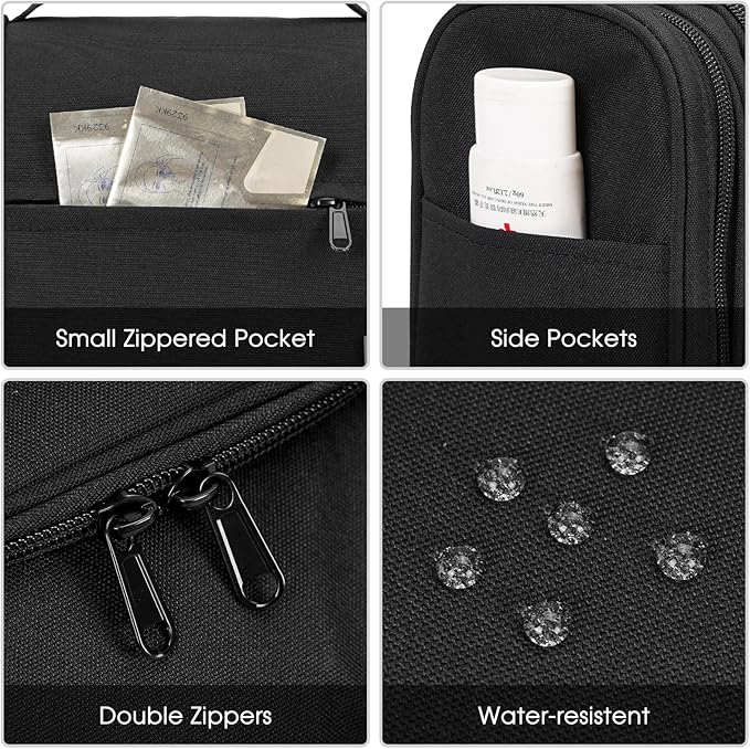 Narwey Hanging Toiletry Bag for Women Travel Makeup Bag Organizer Toiletries Bag for Cosmetics Essentials Accessories