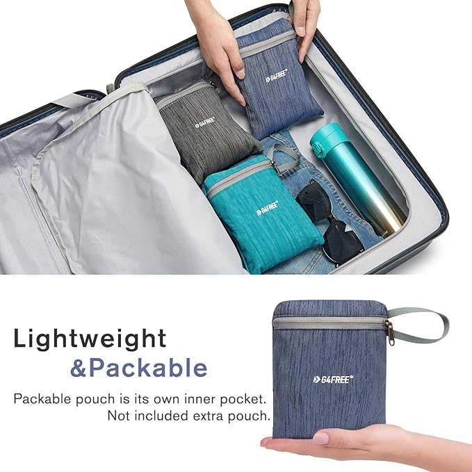 G4Free 10L/15L Hiking Backpack Lightweight Packable Hiking Daypack Small Travel Outdoor Foldable Shoulder Bag