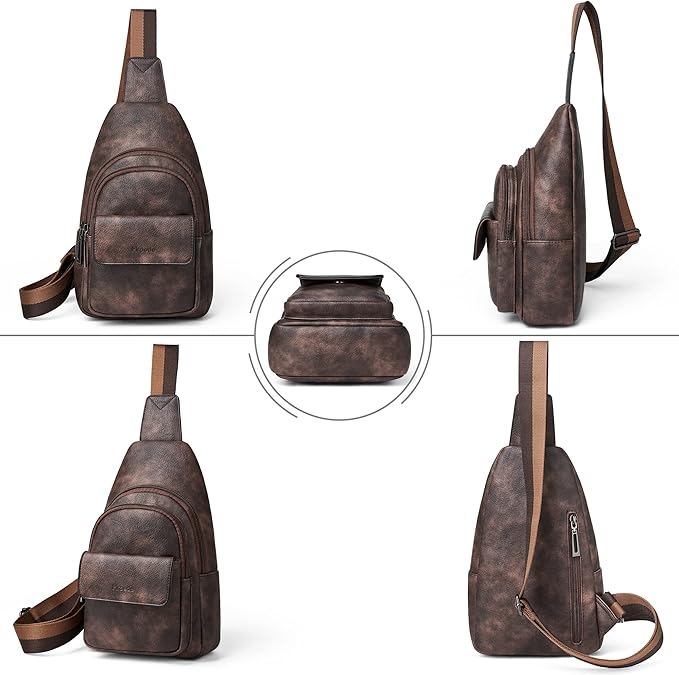 Sling Bag Crossbody Bags for Women Small Cross Body Bag Fanny Packs Chest Sling Purse for Daily Travel Leisure Sport