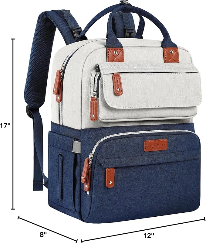 Diaper Bag Backpack, Baby Boy Diaper Bag, Unisex Large Baby Bag for Mom, Waterproof Baby Essentials Travel Diaper Backpack with Insulated Pockets and Stroller Straps