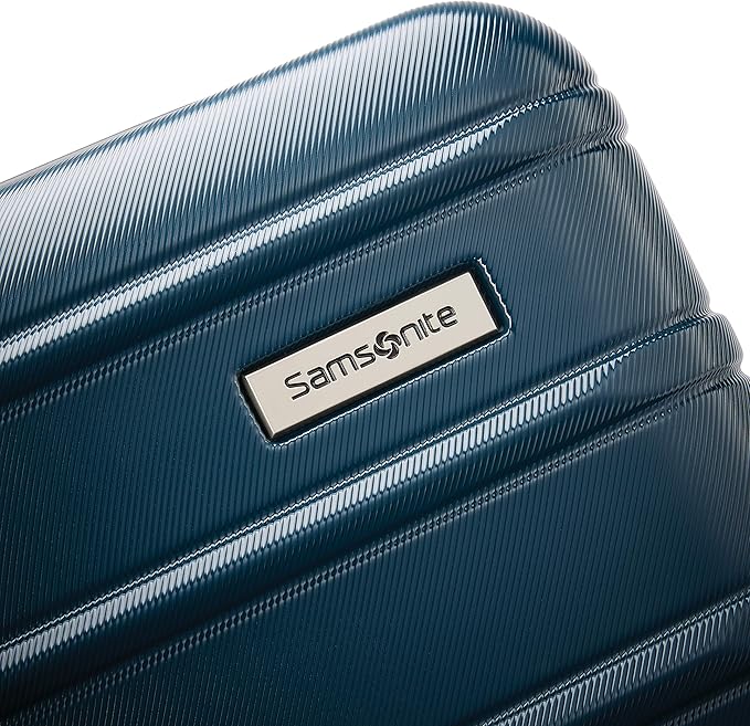 Samsonite Omni 2 Carry-On Hardside Luggage with 360° Spinner Wheels - Scratch Resistant Hardshell - TSA, Airline-Approved - Expandable Polycarbonate Shell for Lightweight Travel - Nova Teal
