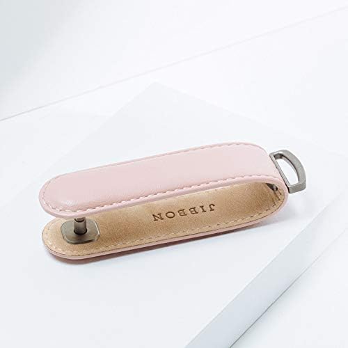 Jibbon Italian Premium Leather Key Organizer - Stylish Key Holder with Marine Grade 316 Stainless Steel, Compact EDC Keychain