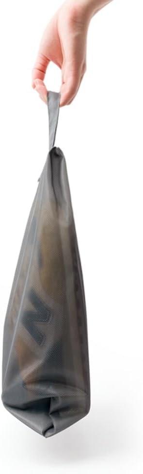 pack all Shoe Bag for Travel, Water-Resistant Shoe Pouch for Gym, Odor-Resistant Soccer Cleats Bag for Sport (Grey, 1-Pack)