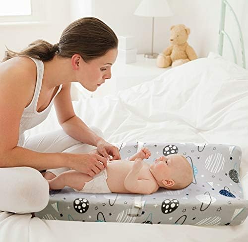 BROLEX Changing Pad Covers for Baby: Boy Girls Ultra Stretchy Soft 2 Pack Space Planet