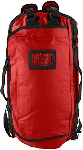 Element Equipment Trailhead Duffel Bag Shoulder Straps Waterproof Red Large