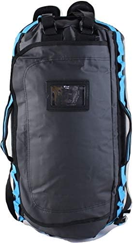 Element Equipment Trailhead Duffel Bag Shoulder Straps Waterproof Black/Blue Large