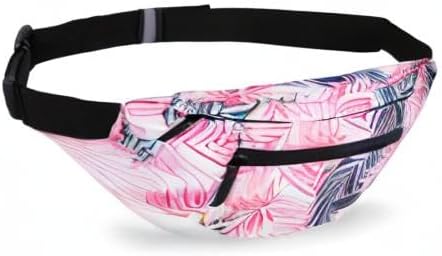 MAXTOP Large Crossbody Fanny Pack with 4-Zipper Pockets,Gifts for Enjoy Sports Festival Workout Traveling Running Casual Hands-Free Wallets Waist Pack Phone Bag Carrying All Phones