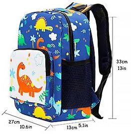 POWOFUN13 inch Kids Toddler Preschool Travel Backpack Cute Cartoon Backpack For Girls Boys Baby