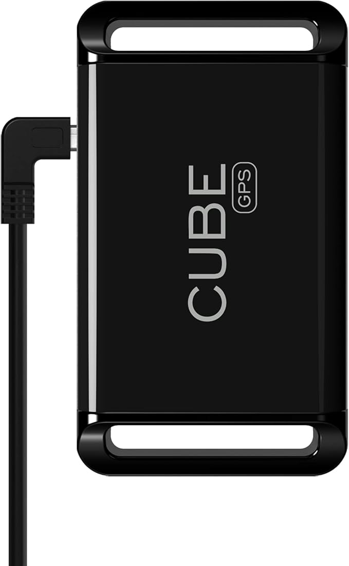 Cube GPS Tracker for Vehicles – GPS Tracker Device for Car, Trucks, Pets - Real Time Tracking, SOS Pings, Geo-Fencing Rechargeable Battery Up-to 60 Days with Hardwire Charger - Requires Subscription