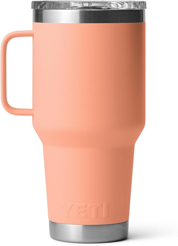 YETI Rambler 30 oz Travel Mug, Stainless Steel, Vacuum Insulated with Stronghold Lid