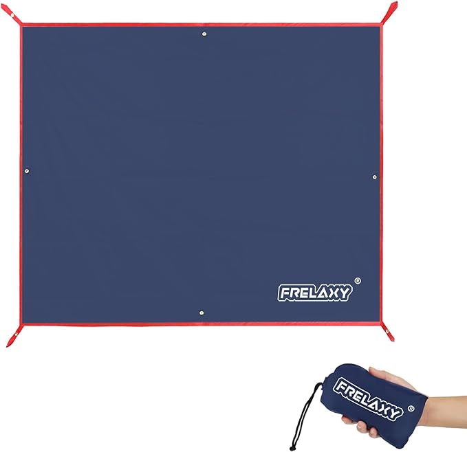 Frelaxy Tent Footprint, Waterproof Camping Tarp, Durable Tent Floor to Elevate Your Camping, Hiking, Backpacking, Hammock, Beach Experience