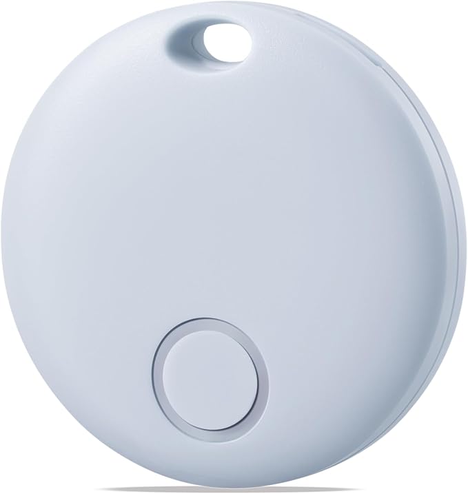 Reyke Smart Tag, Air Tracker Luggage Tracker, Works with Apple Find My (iOS Only), Item Locator for Key, Luggage, Backpack, Wallet, IP67 Waterproof, Blue