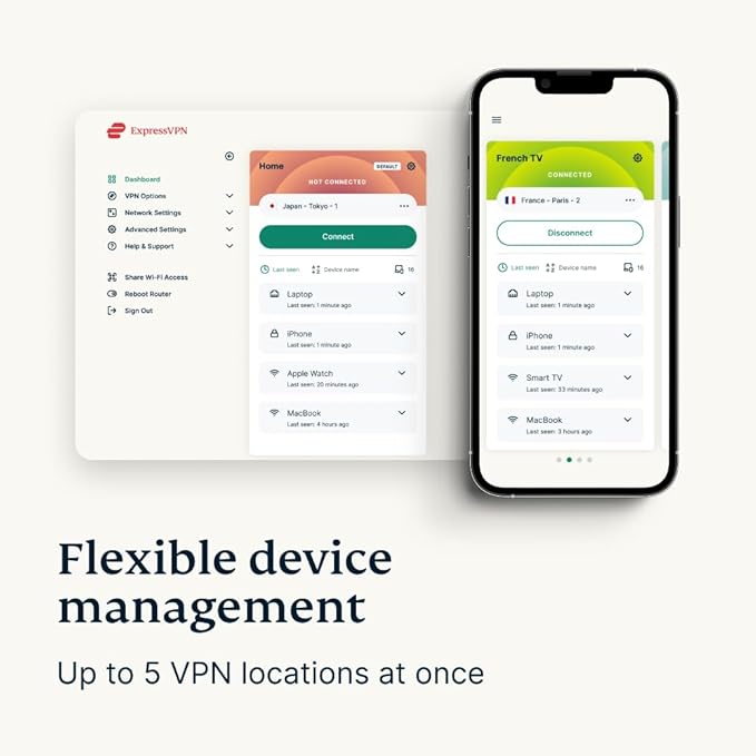 Aircove Go | Portable Wi-Fi 6 VPN Router | Protect Unlimited Devices | Free 30-Day ExpressVPN Trial | International (UK, EU, AU, & NZ Version)