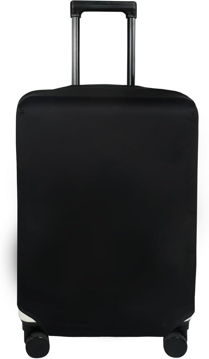 Explore Land Travel Luggage Cover Suitcase Protector Fits 27-30 Inch Case (Black, L)