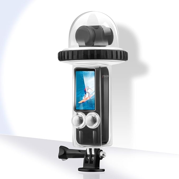 40M (131ft) Osmo Pocket 3 Underwater Dive Case Housing Protective Housing Shell for DJI Osmo Pocket 3 Waterproof Accessories-Transparent