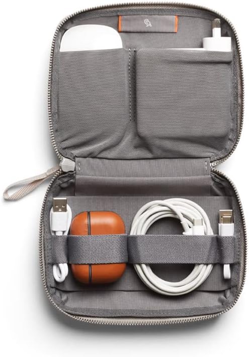 Bellroy Tech Kit Compact (Tech Accessories Organizer, Zipper Pouch) - Saltbush