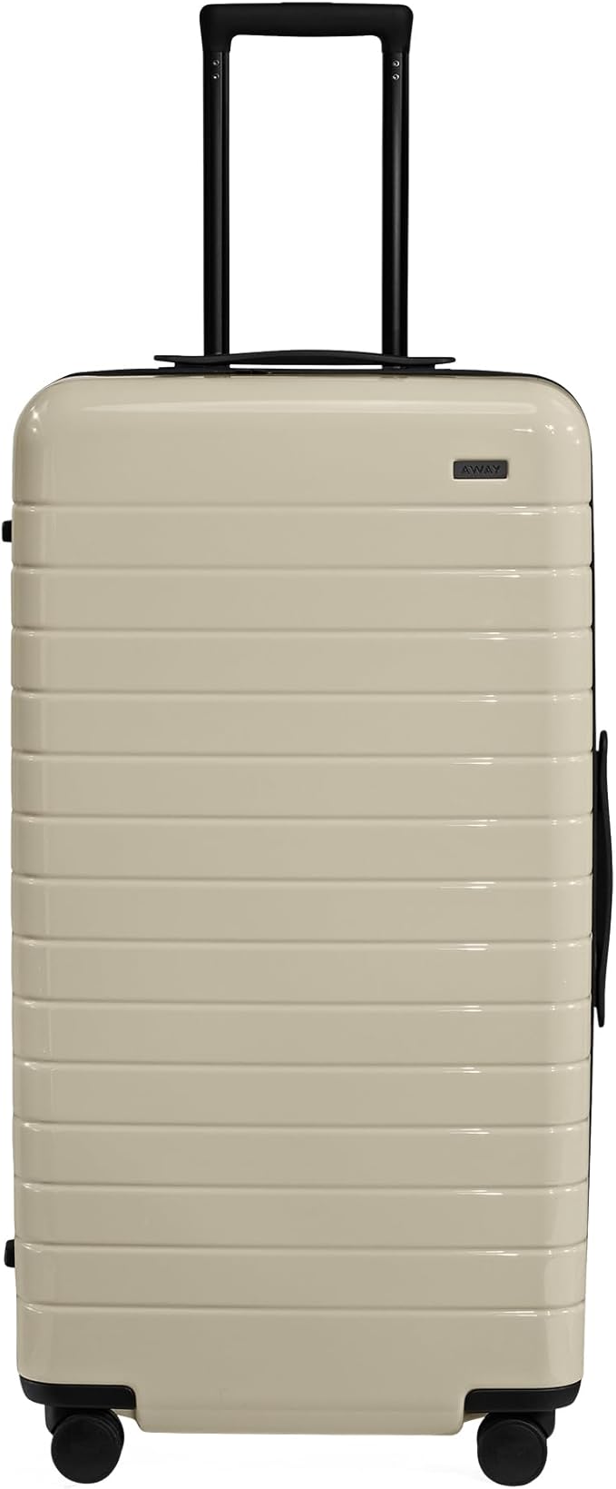 Away Large Trunk Luggage, 31 Inch Hardside Suitcase with Spinner Wheels, Lightweight & Durable, TSA Lock, Ideal for Long Trips, Salt White