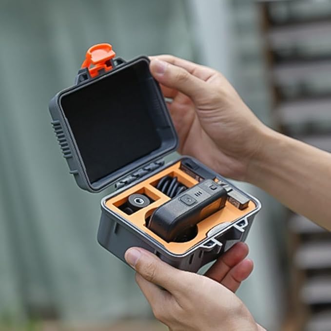 Portable Storage Box Fit For DJI OSMO360 Action Camera, Waterproof Protective Equipment Case, Portable Camera Organizer, Weather Resistant Shockproof Travel Outdoor Photography Gear