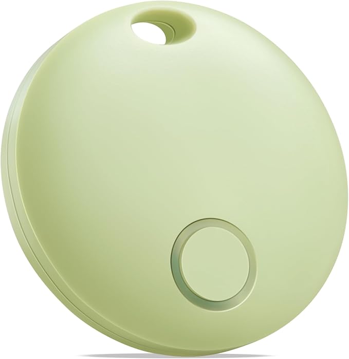 Air Tracker, Smart Bluetooth Tracker Works with Apple Find My (iOS Only), Item Finder Locator for Keys, Luggage, Backpack, IP67 Waterproof, Green