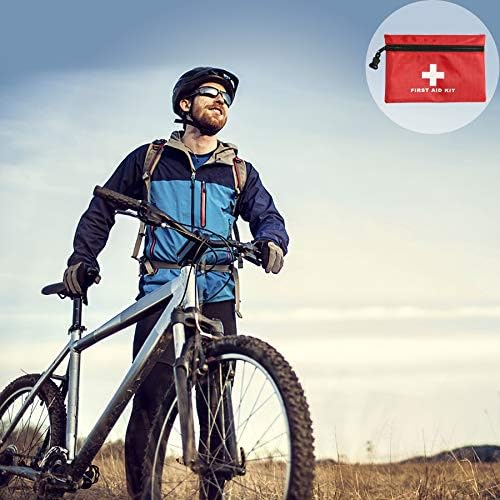 AOUTACC Mini First Aid Kit Empty, Travel Empty First Aid Kit Pouch Bag for Emergency at Home, Office, Car, Outdoors, Boat, Camping, Hiking(Bag Only)
