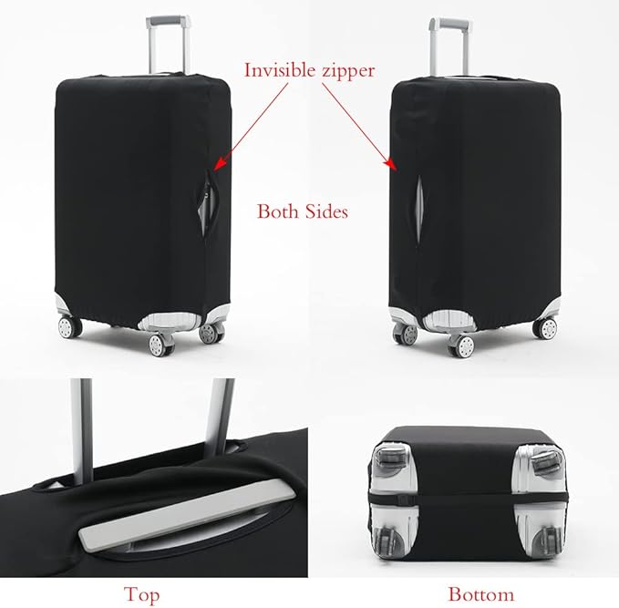 Travelkin Luggage Covers For Suitcase Tsa Approved,Suitcase Cover Protector Fit 18-32 Inch Luggage