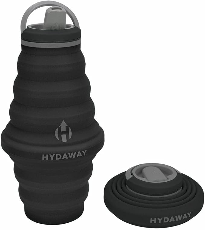 HYDAWAY 25oz Collapsible Water Bottle - BPA-Free, Leakproof, Lightweight, and Space-Saving - Perfect for Hiking, Travel, and All-Day Hydration