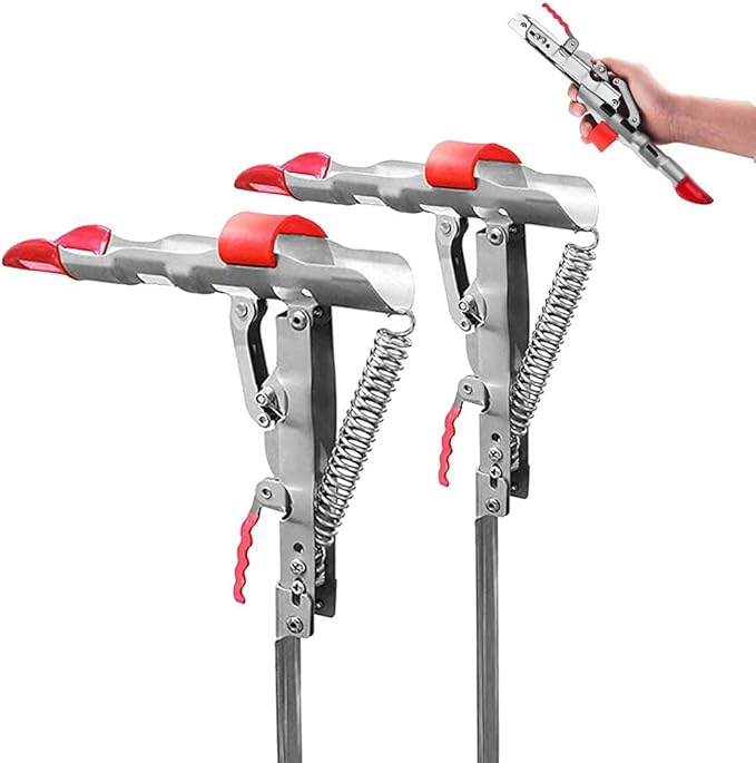 Fishing Rod Holder Smart Fish Catcher Fishing Pole Holders Automatic Spring Tip-Up Hook with Stainless Steel Ground Support Fish Pole Rack
