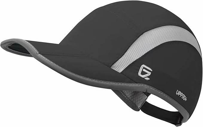 GADIEMKENSD Reflective Folding Outdoor Hat Unstructured Design UPF 50+ Sun Protection Sport Hats for Womens and Mens