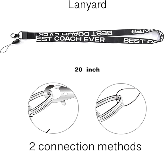 Letters Coach Gifts, Whistle for Coaches, Whistle Emergency, Thank You Coach Gifts, Coaches Whistle with Lanyard Cheer Coach Gift for Men Women Teachers Referees School Sports Coach Outdoor, Letter B