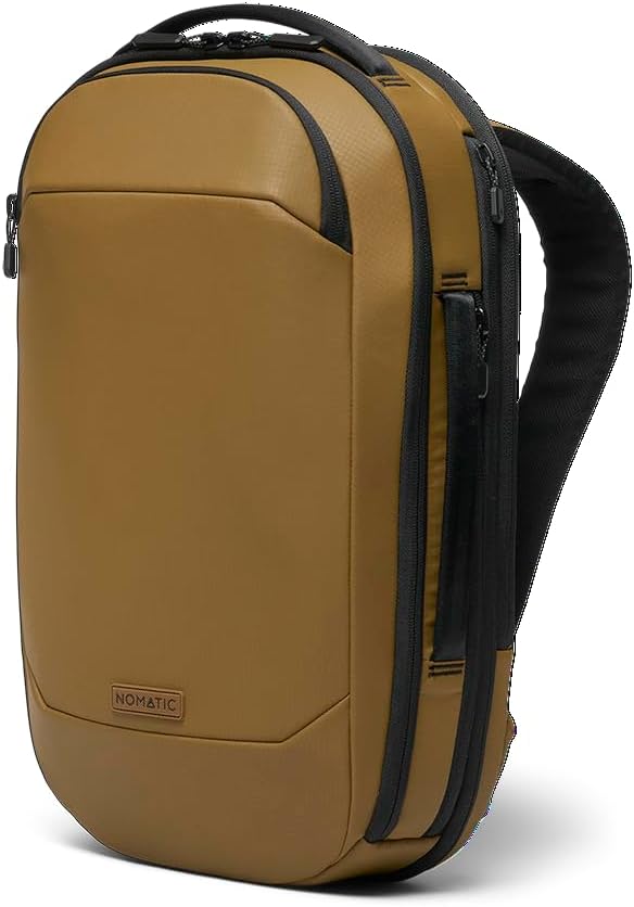 NOMATIC Navigator RS Pack 15L: 15L Premium Backpack w/ 6L Built-In Expansion - Water Resistant Anti Theft Backpack - Laptop Bag - Computer Backpack - Expandable Coyote Backpack