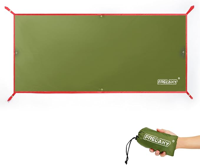 Frelaxy Tent Footprint, Waterproof Camping Tarp, Durable Tent Floor to Elevate Your Camping, Hiking, Backpacking, Hammock, Beach Experience