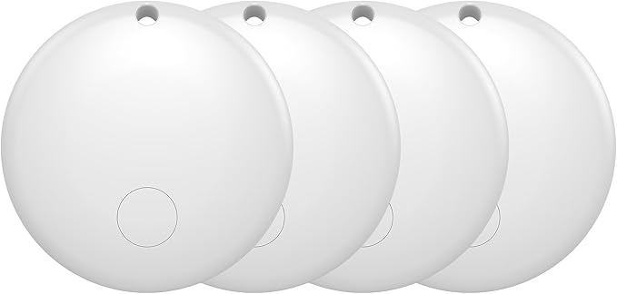Air Tracker Tag for Android Smart Tag（Not for iOS）Air Tracker Tags-4 pack Android Work with Google Find Hub App Key Finder Bluetooth Tracker Item Locator for Purse, Keys, Luggage, Backpack, Pets，etc.