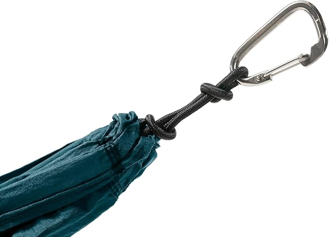 ENO TravelNest Hammock & Straps Combo - Portable Hiking and Camping Hammock with Straps Included - Travel Hammock for Camping, Hiking, Backpacking, a Festival, or The Beach - Marine
