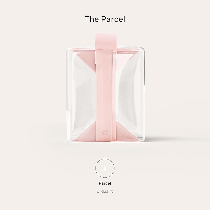 Cadence Parcel - Clear Dopp Kit with Magnetic Closure - Durable and Leak-Resistant Travel Toiletry Kit - Modular Design