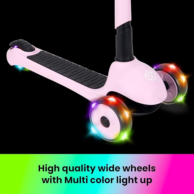 iSporter Luggage Scooter for Kids Ages 2-5 | Ride-On Suitcase Scooters for Boys Girls | Foldable & Height Adjustable, 110lbs Max