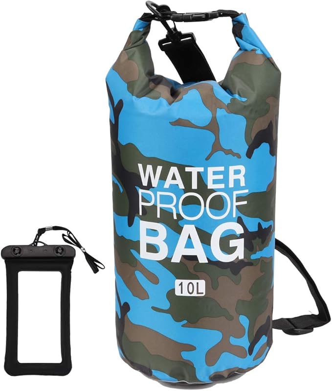 Waterproof Dry Bag 2L/5L/10L/15L/20L/30L, Roll Top Sack Keeps Gear Dry for Kayaking, Rafting, Boating, Swimming, Camping, Hiking, Beach, Fishing with Free Waterproof Phone Case